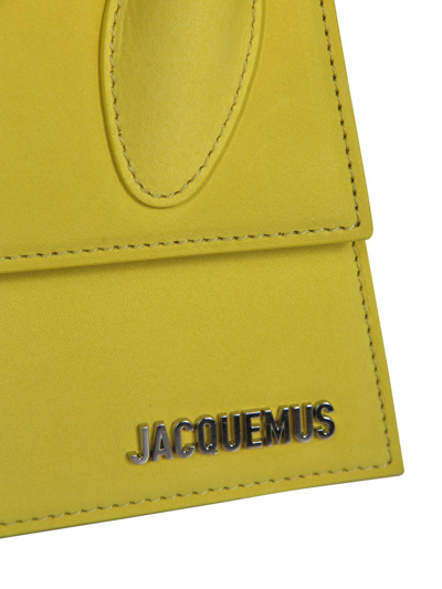Shop Jacquemus Le Chiquito Moyen Tote Bag In Giallo