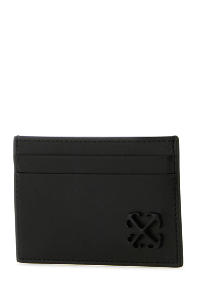Shop Off-white Black Leather Card Holder