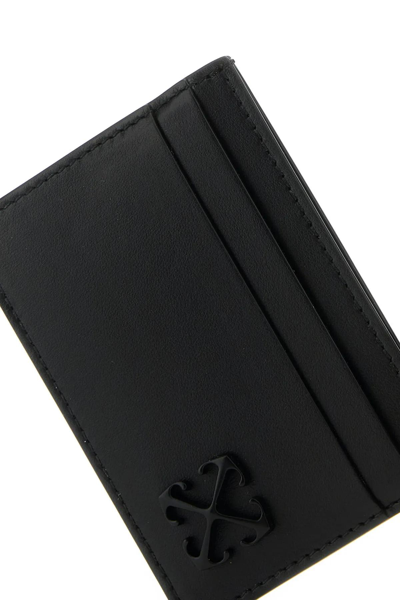 Shop Off-white Black Leather Card Holder