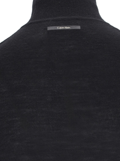 Shop Calvin Klein Asymmetrical Vest In Beh Ck Black