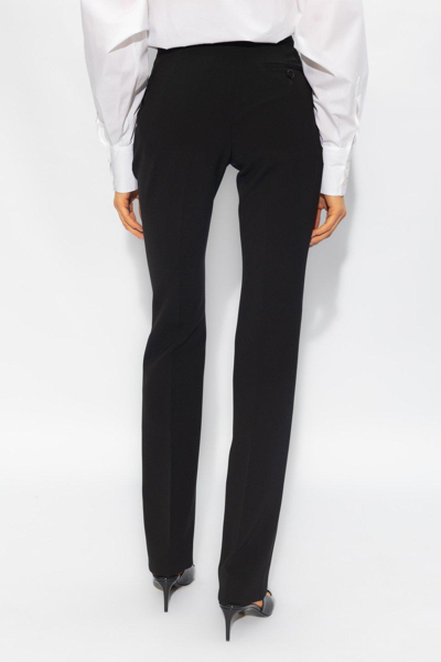 Shop Moschino Pleat Front Trousers