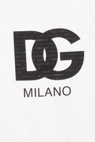 Shop Dolce & Gabbana Dg Logo Printed Crewneck T-shirt