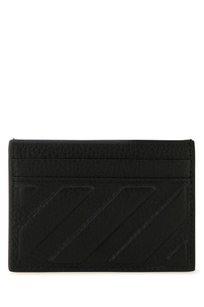 Shop Off-white Black Leather Card Holder