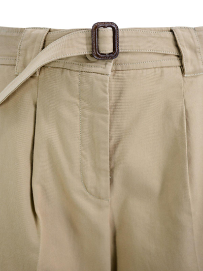 Shop Weekend Max Mara Wide-fit Trousers In Beige