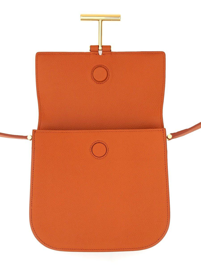 Shop Tom Ford Tara Mini Crossbody Bag In Orange