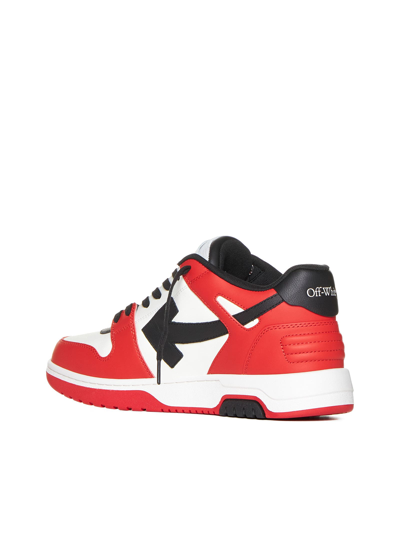 Shop Off-white Sneakers In Red Black