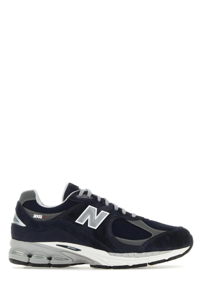 Shop New Balance Multicolor Suede And Mesh 2002r Sneakers In Blue