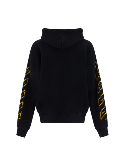 Shop Off-white Hoodie In Black Gold