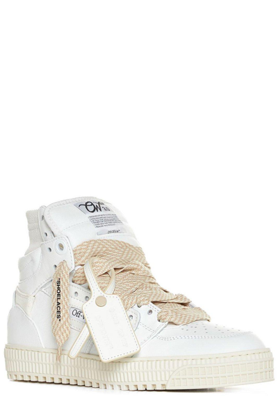 Shop Off-white 3.0 Off-court Lace-up Sneakers In White Whit