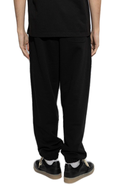 Shop Kenzo Logo Embroidered Track Pants Sweat Pants In Black
