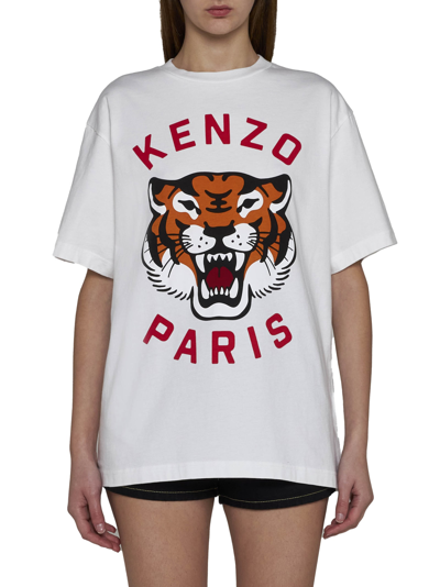 Shop Kenzo T-shirt In Off White