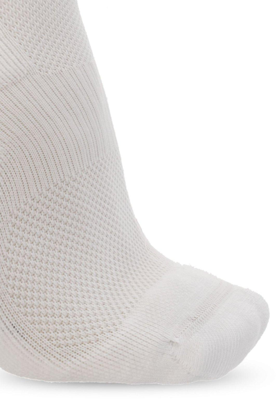 Shop Gucci Interlocking G Stretched Ankle Socks In White