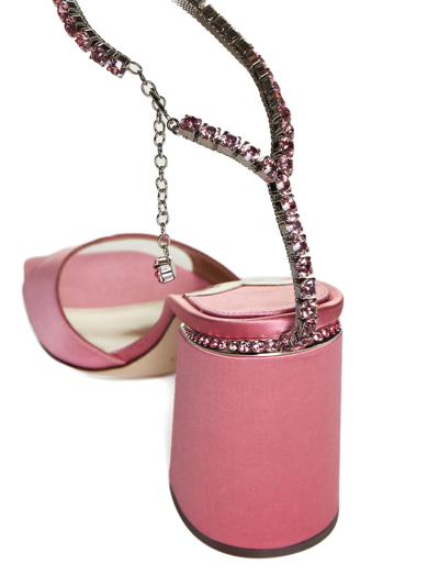 Shop Jimmy Choo Sandals In Candy Pink/candy Pink