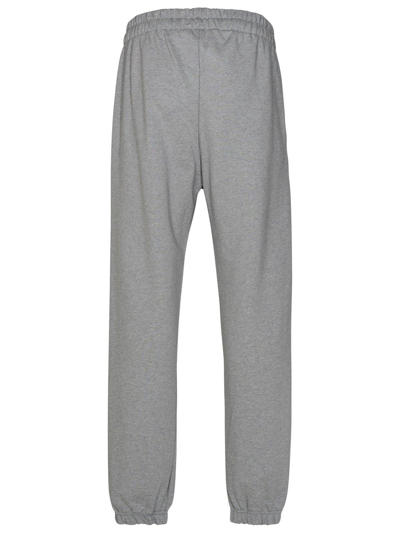 Gcds Embroidered-logo Track Pants In Grey