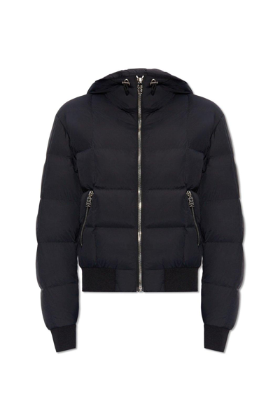 Shop Dsquared2 Zipped Hooded Down Jacket In Black