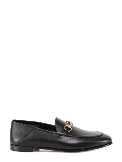 Shop Gucci Brixton Horsebit Loafers In Nero