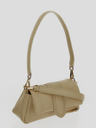 Shop Jacquemus Mini Puffed Flap Shoulder Bag In White