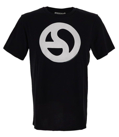 Shop Acne Studios Everest Logogram Crewneck T-shirt In Black