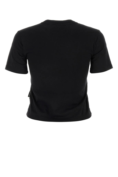 Shop Palm Angels Black Cotton T-shirt