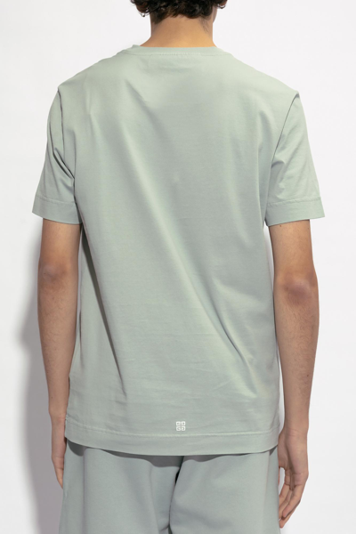 Shop Givenchy T-shirt With Logo In Light Blue