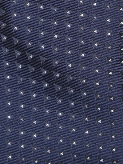 Shop Brunello Cucinelli Dot-printed Tie In Blu