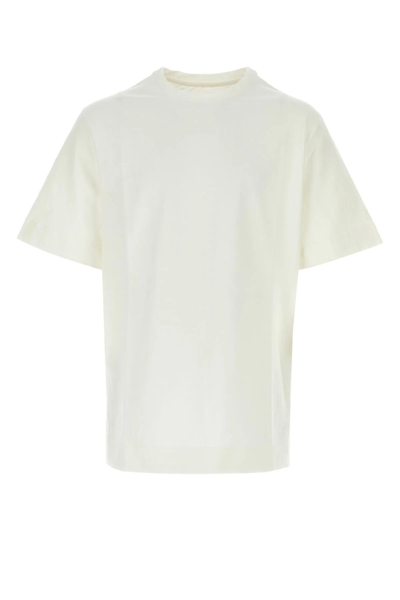 Shop Jil Sander White Stretch Cotton Oversize T-shirt