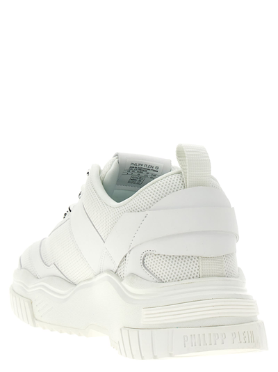 Shop Philipp Plein Predator Sneakers In White
