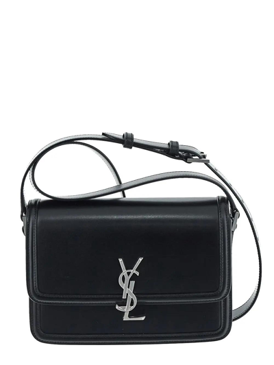 Shop Saint Laurent Solferino Medium Satchel Bag In Nero