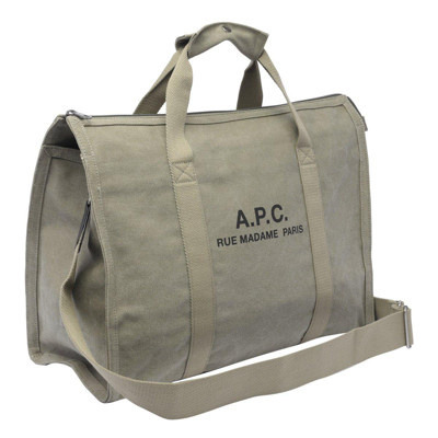 A.p.c. Travel Bag A. P.c. Men Color Green In Jaa Kaki
