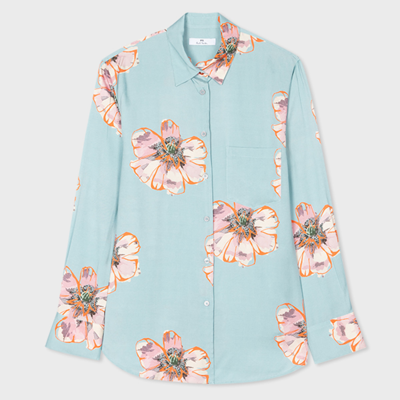 Shop Ps By Paul Smith Ps Paul Smith Womens Shirt In Blues