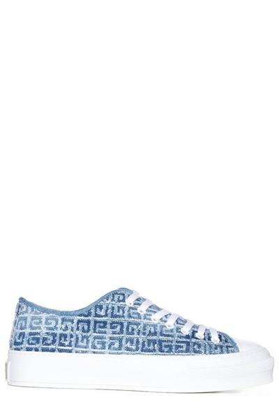 Shop Givenchy 4g Motif City Low In Blue