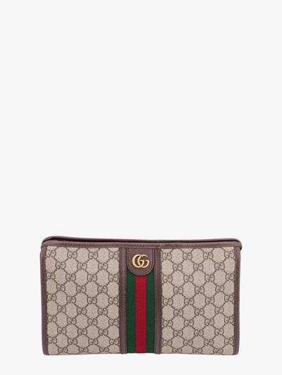Shop Gucci Man Ophidia Gg Man Brown Beauty Cases