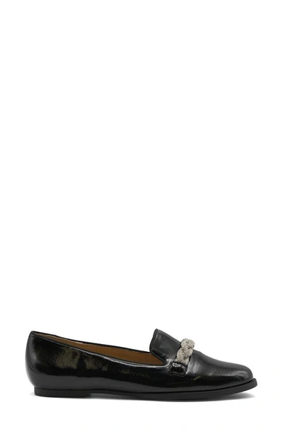 Shop Adrienne Vittadini Duttons Crystal Bit Loafer In Black