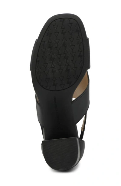 Shop Adrienne Vittadini Alton Block Heel Sandal In Black