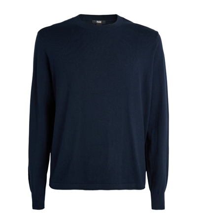 Shop Paige Organic Cotton-wool Champlin Sweater In Navy