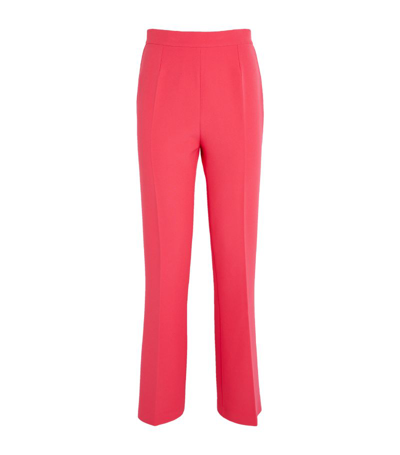 Shop Safiyaa Flared Mari Trousers In Pink