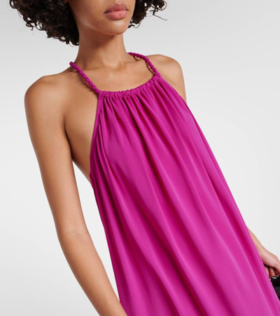 Eres Sheila Halterneck Maxi Dress In Pink