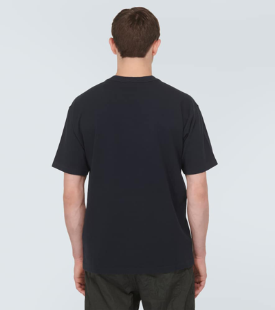 Shop Stone Island Cotton Jersey T-shirt In Blue