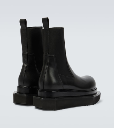Shop Rick Owens Beatle Turbo Cyclops Leather Ankle Boots In Black
