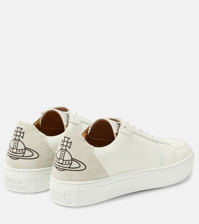 Vivienne Westwood Leather Sneakers In White