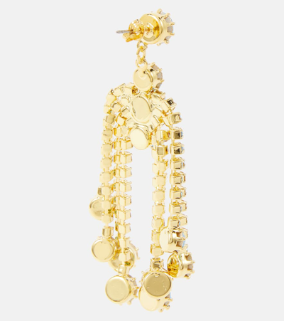 Magda Butrym Crystal Cascade Drop Earrings In Blue