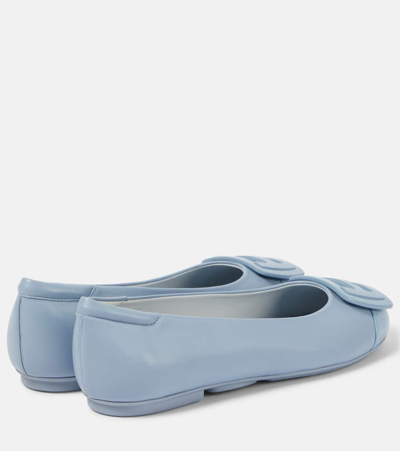 皮革芭蕾舞平底鞋