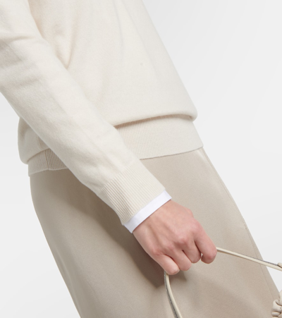 Brunello Cucinelli Cashmere Sweater In Neutrals