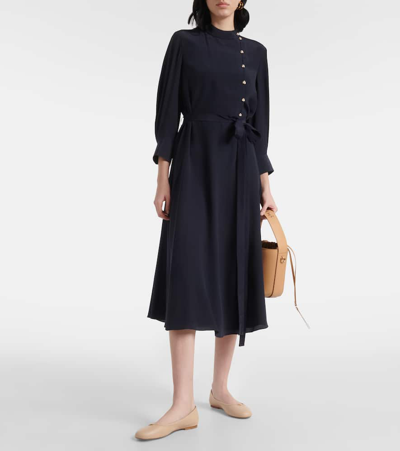 Chloé Marcie Leather Ballerina In Neutrals