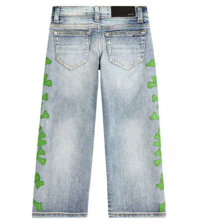 Shop Amiri Bones Straight Jeans In Blue