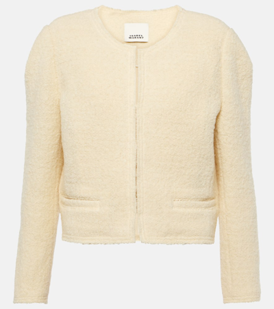 Shop Isabel Marant Pully Wool-blend Jacket In Beige