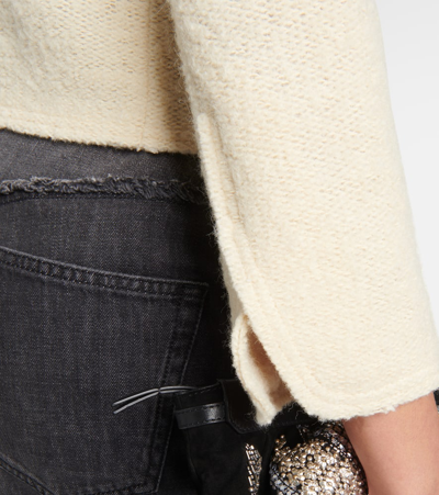 Isabel Marant Pully Wool-blend Tweed Jacket In Beige