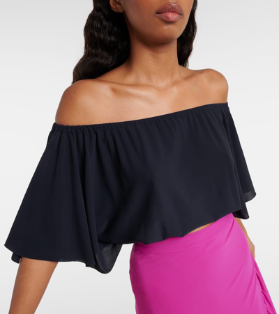 Eres Solal Crop Top In Black