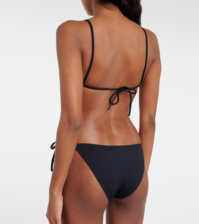Shop Eres Mouna Triangle Bikini Top In Black