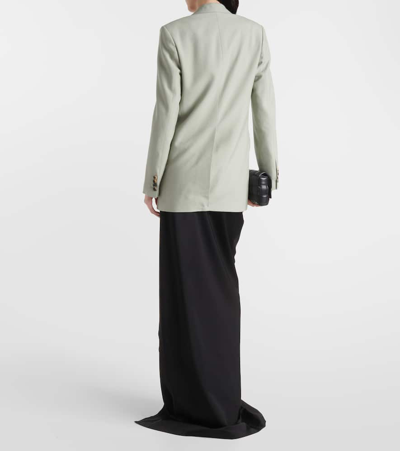 Dries Van Noten Wool Blazer In Grey